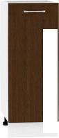 Шкаф напольный Кортекс-мебель Корнелия Лира НШ30р без столешницы (венге)