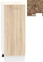 Шкаф напольный Кортекс-мебель Корнелия Лира НШ30р (дуб сонома/мадрид)