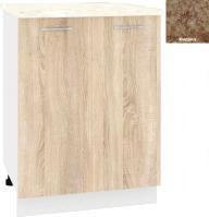 Шкаф напольный Кортекс-мебель Корнелия Лира НШ60р (дуб сонома/мадрид)