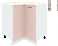 Шкаф напольный Кортекс-мебель Корнелия Лира НШУ угловой (капучино/марсель)