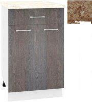 Шкаф напольный Кортекс-мебель Корнелия Лира НШ50р1ш (береза/мадрид)