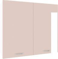 Шкаф навесной Кортекс-мебель Корнелия Лира ВШ80 (капучино)