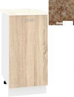 Шкаф напольный Кортекс-мебель Корнелия Лира НШ40р (дуб сонома/мадрид)
