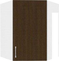 Шкаф навесной Кортекс-мебель Корнелия Лира ВШУ угловой (венге)