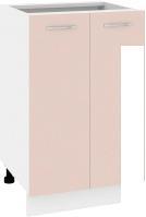 Шкаф напольный Кортекс-мебель Корнелия Лира НШ50р без столешницы (капучино)
