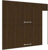 Шкаф навесной Кортекс-мебель Корнелия Лира ВШ80-2г (венге)