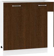 Шкаф напольный Кортекс-мебель Корнелия Лира НШ80р без столешницы (венге)