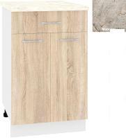 Шкаф напольный Кортекс-мебель Корнелия Лира НШ50р1ш (дуб сонома/марсель)