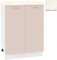 Шкаф напольный Кортекс-мебель Корнелия Лира НШ60р (капучино/королевский опал)