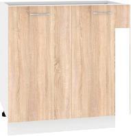 Шкаф напольный Кортекс-мебель Корнелия Лира НШ80р без столешницы (дуб сонома)