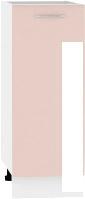 Шкаф напольный Кортекс-мебель Корнелия Лира НШ30р без столешницы (капучино)