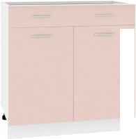 Шкаф напольный Кортекс-мебель Корнелия Лира НШ80р1ш без столешницы (капучино)