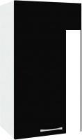 Шкаф навесной Кортекс-мебель Корнелия Лира ВШ40 (черный)