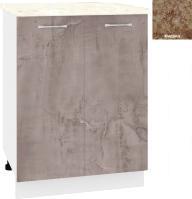 Шкаф напольный Кортекс-мебель Корнелия Лира НШ60р (оникс/мадрид)