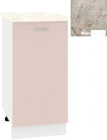 Шкаф напольный Кортекс-мебель Корнелия Лира НШ40р (капучино/марсель)