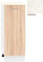 Шкаф напольный Кортекс-мебель Корнелия Лира НШ30р (дуб сонома/королевский опал)