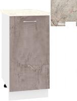 Шкаф напольный Кортекс-мебель Корнелия Лира НШ40р (оникс/марсель)