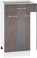 Шкаф напольный Кортекс-мебель Корнелия Лира НШ50р1ш без столешницы (береза)