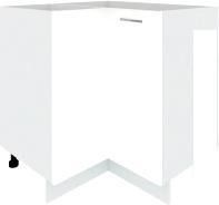 Шкаф напольный Кортекс-мебель Корнелия Лира НШУ без столешницы угловой (белый)