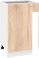 Шкаф напольный Кортекс-мебель Корнелия Лира НШ50р без столешницы (дуб сонома)