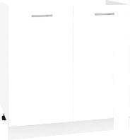 Шкаф напольный Кортекс-мебель Корнелия Лира НШ80м (белый)