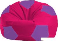 Кресло-мешок Flagman Мяч Стандарт М1.1-376 (малиновый/сиреневый)