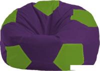 Кресло-мешок Flagman Мяч Стандарт М1.1-31 (фиолетовый/салатовый)