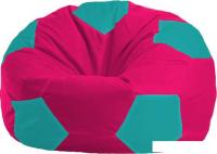 Кресло-мешок Flagman Мяч Стандарт М1.1-383 (малиновый/бирюзовый)