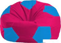 Кресло-мешок Flagman Мяч Стандарт М1.1-385 (малиновый/голубой)