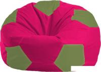 Кресло-мешок Flagman Мяч Стандарт М1.1-387 (малиновый/оливковый)