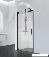 Душевая дверь BelBagno MARMI-B-1-90-C-NERO (прозрачное стекло)