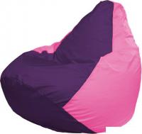 Кресло-мешок Flagman Груша Макси Г2.1-32 (фиолет/розовый)