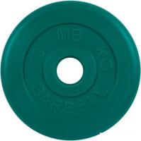Диск MB Barbell Стандарт 51 мм (1x10 кг, зеленый)