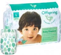 Подгузники Offspring L 9-13 кг Листочки (36 шт)
