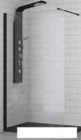 Душевая стенка RGW WA-010B 70 (черный/прозрачное стекло)