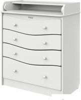 Детский комод Атон Мебель Kristoff МДФ (белый)