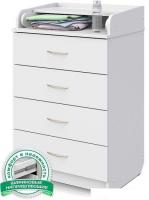 Детский комод Атон Мебель Сириус 604 ЛДСП (белый)