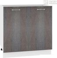 Шкаф напольный Кортекс-мебель Корнелия Лира НШ80р (береза/королевский опал)