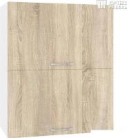 Шкаф навесной Кортекс-мебель Корнелия Лира ВШ60-2г (дуб сонома)