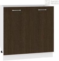 Шкаф напольный Кортекс-мебель Корнелия Лира НШ80р (венге/королевский опал)