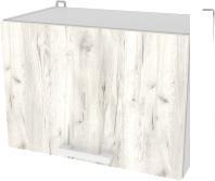 Шкаф навесной Интерлиния Компо ВШГ 50-360 (дуб белый)