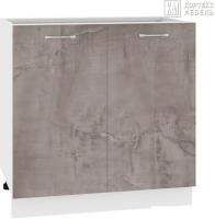 Шкаф напольный Кортекс-мебель Корнелия Лира НШ80р (оникс/королевский опал)