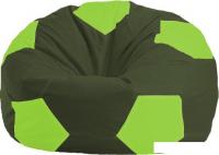 Кресло-мешок Flagman Мяч Стандарт М1.1-55g (темно-оливковый/салатовый)