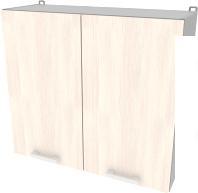 Шкаф навесной Интерлиния Компо ВШ80-720-2дв (вудлайн кремовый)