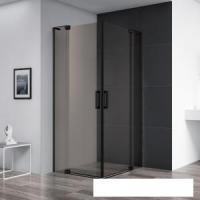 Душевой уголок Cezares SLIDER-AH-2-70/80-90/100-BR-NERO