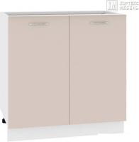 Шкаф напольный Кортекс-мебель Корнелия Лира НШ80р (капучино/королевский опал)