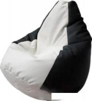 Кресло-мешок Flagman Груша Макси Г2.3-1016 (черный/белый)