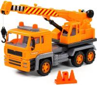 Автомобиль с краном Полесье Алмаз автомобиль-кран инерционный 86716