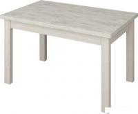 Кухонный стол Senira Кастусь 110-145x70 (сосна монрепо/белый)