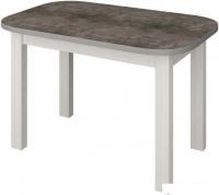 Кухонный стол Senira Р-02.06-02 (бетон/белый)
